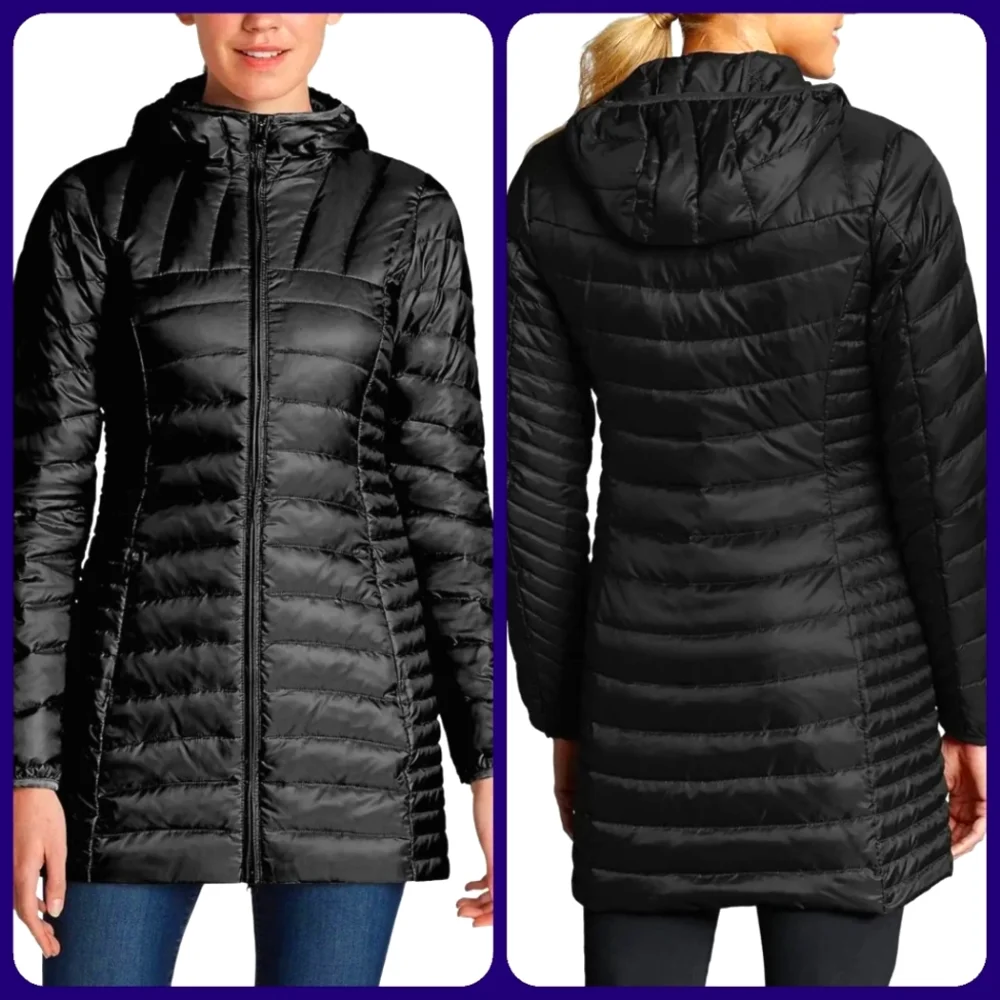 Eddie Bauer, Astoria Hooded Down Parka. Women's L. - Picture 1 of 9